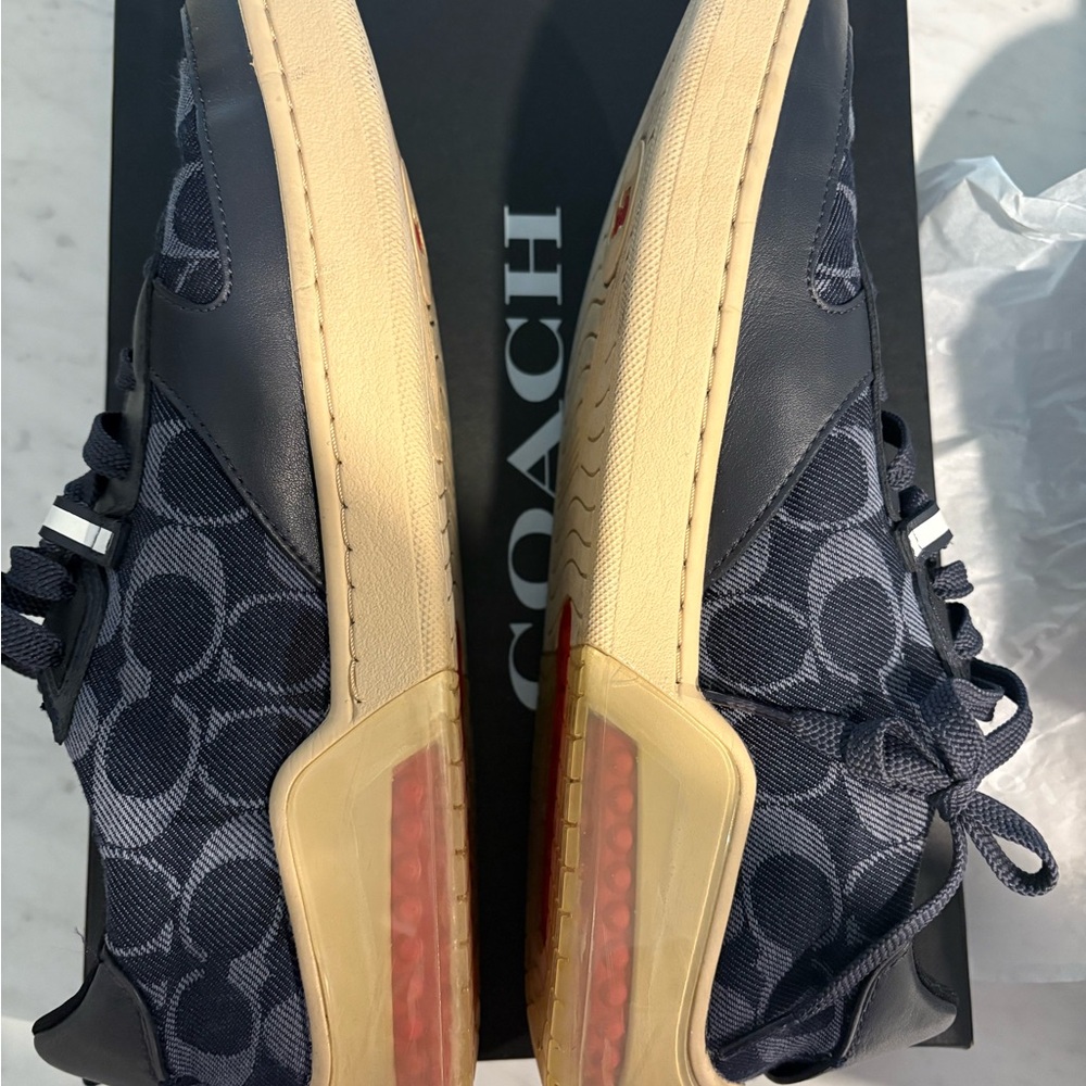 Coach Navy and Gray Sneakers - Picture 6 of 8